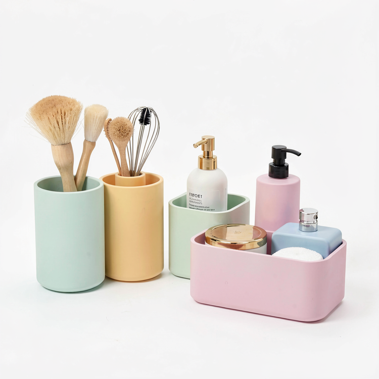 ست سرویس بهداشتی مینیمال ۵ پارچه لیمون - نمای اضافی