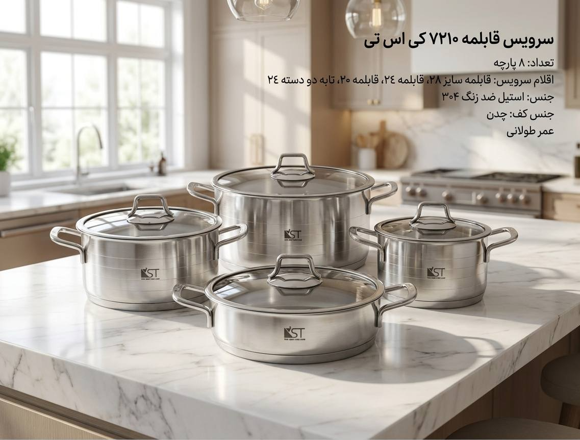 سرویس استیل نمای اصلی
